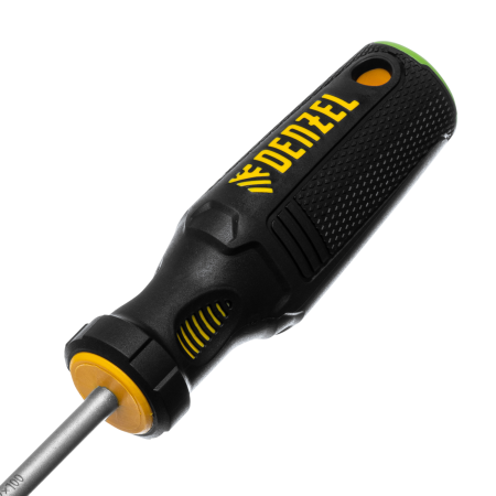 Отвертка DENZEL PZ2x100 мм, S2, 3к рукоятка