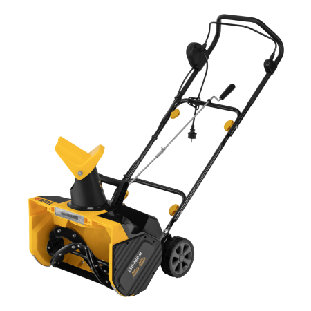 Снегоуборщик электрический DENZEL ESB-460-M, 1.8 кВт, металлический шнек, LED фара