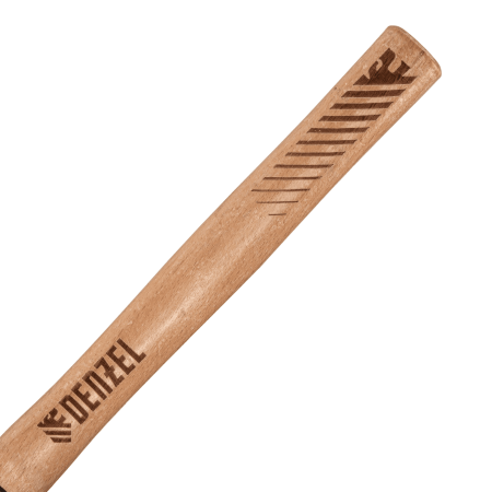 Молоток слесарный DENZEL 500 г, кованый квадратный боек, буковая рукоятка