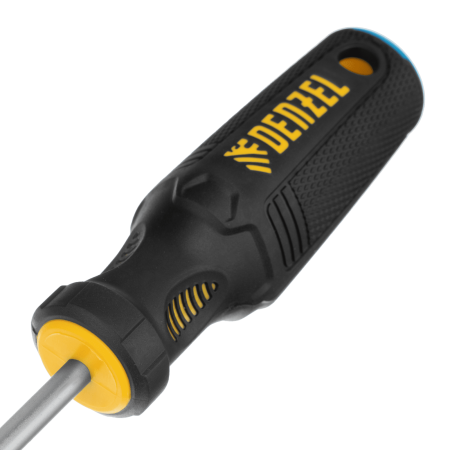 Отвертка DENZEL SL6x150 мм, CrV, трехкомпонентная рукоятка