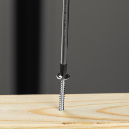 Отвертка DENZEL PH1х100 мм, S2, 3к рукоятка