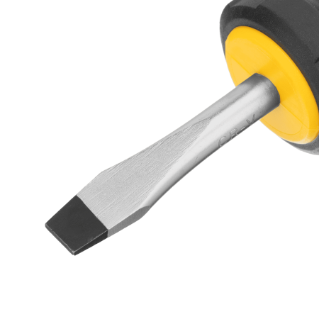 Отвертка DENZEL SL6x38 мм, CrV, трехкомпонентная рукоятка