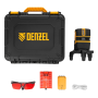 Лазерный уровень DENZEL LX 05 Red, 20 м, 635 нм, аккумулятор Li 5200 mAh, резьба 5/8