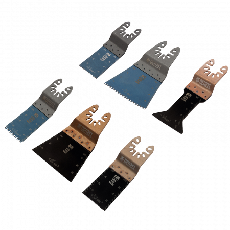 Набор насадок для МФИ DENZEL 782406 по дереву и металлу, 6 шт.