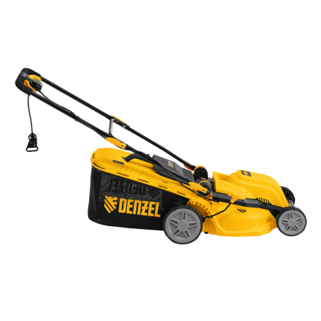 Газонокосилка электрическая DENZEL GMC-1800, шир. 38см, 1800 Вт, 6 уров., травосб. 35 л