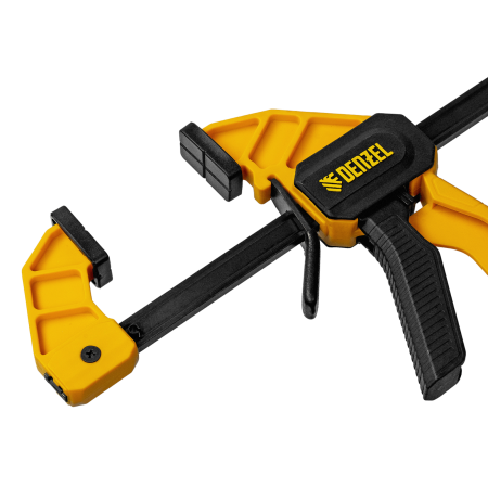 Струбцина DENZEL F-образная, быстрозажимная, 300 х 55 мм, усиленный нейлоновый корпус