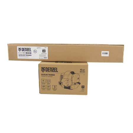Триммер бензиновый DENZEL DGT 430S, 43 см3, 2.5 л.с, разъемная штанга