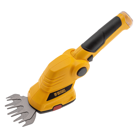 Ножницы-кусторез DENZEL G801E с телескопической штангой, с аккумулятором 7.2В Li-Ion 1.5 Ач