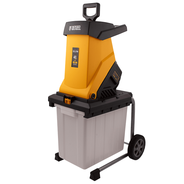 Измельчитель садовый электрический DENZEL ECS-2700, 2700 Вт, 40 мм