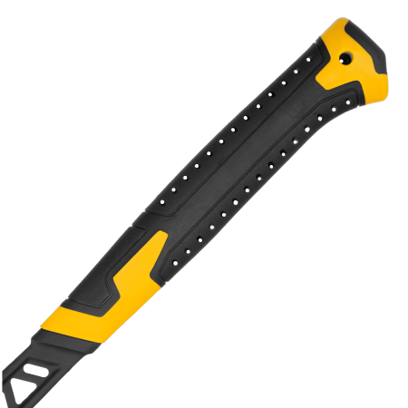 Молоток кровельщика DENZEL 600 г, цельнокованый, боек с магнитом, двухкомп. обрезин. рук-ка