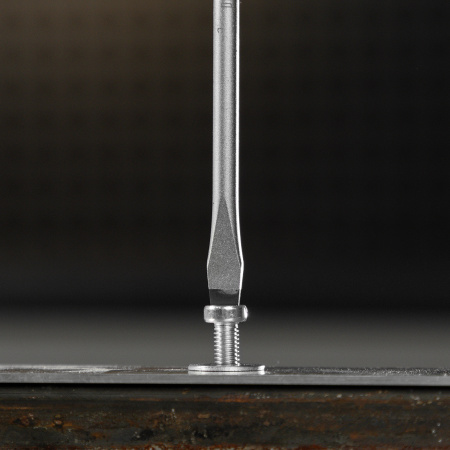 Отвертка DENZEL SL5x150 мм, S2, 3к рукоятка