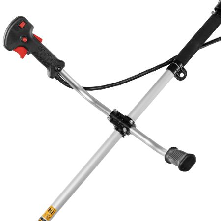 Триммер бензиновый DENZEL DTS-43, 43 см3, неразъемная штанга, состоит из 2 частей