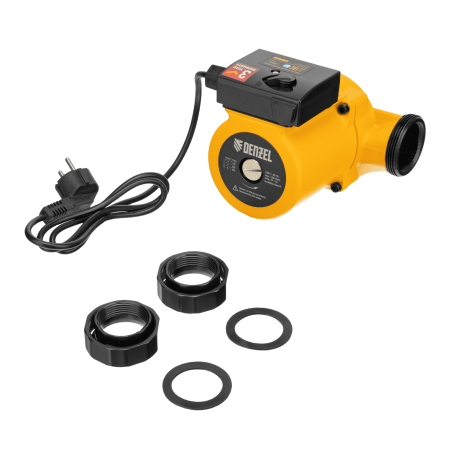 Циркуляционный насос DENZEL CP32-8, напор 8 м, 160 л/мин, 1 м кабель, монт. длина 180 мм