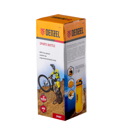 Спортивная бутылка DENZEL 600 мл