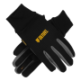 Перчатки универсальные DENZEL, двойные, работа с сенсорным экраном, вязанная манжета, размер 8