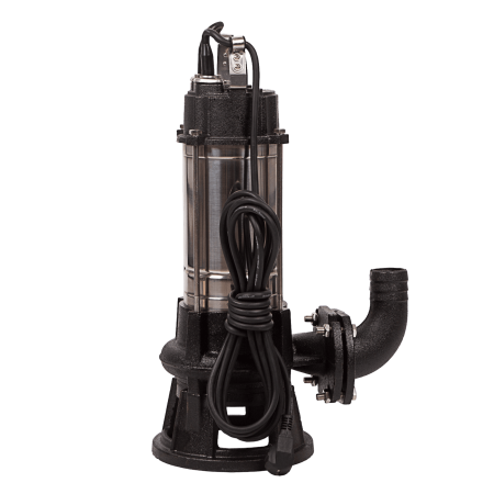 Фекальный насос DENZEL FP1800-KS, 1800 Вт, напор 17 м, 26000 л/ч, нож-измельчитель