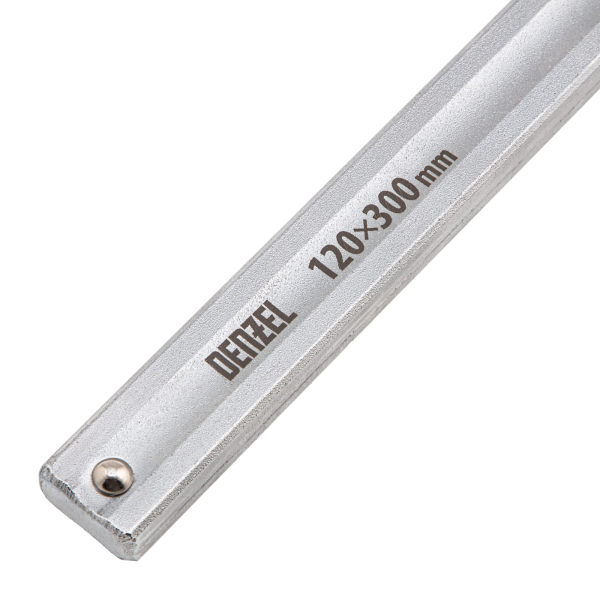 Струбцина DENZEL F-образная, 120x300мм, кованая Струбцина DENZEL F-образная, 120x300мм, кованая