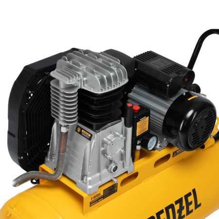 Компрессор воздушный DENZEL рем. привод BCI 2200/100, 2,2 кВт, 100 литров, 420 л/мин