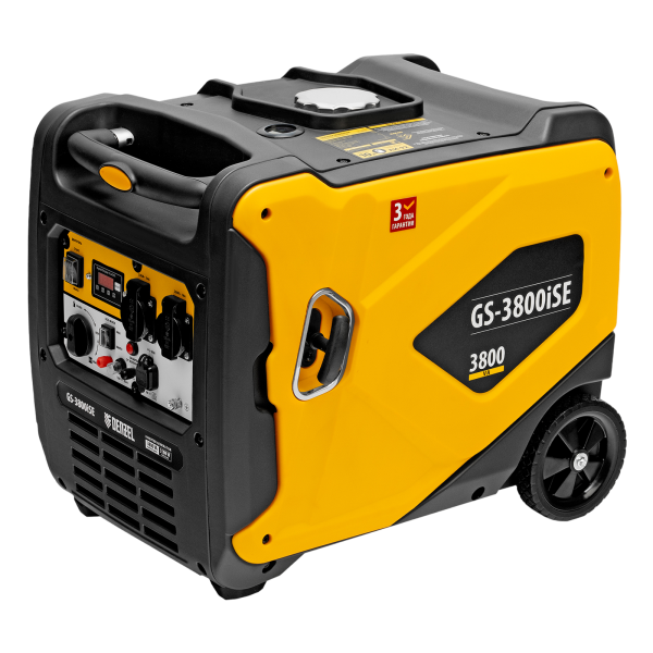 Генератор инверторный DENZEL GS-3800iSE, 3,8 кВт, 230 В, закрытый корпус,электростартер