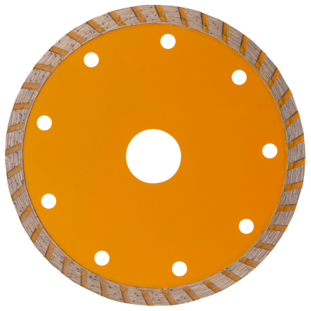 Диск алмазный отрезной DENZEL73108, турбо, 125 x 22.2 мм, сухая резка