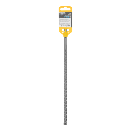 Бур по бетону DENZEL, цельная крестовая пластина, 10x315 мм, SDS PLUS