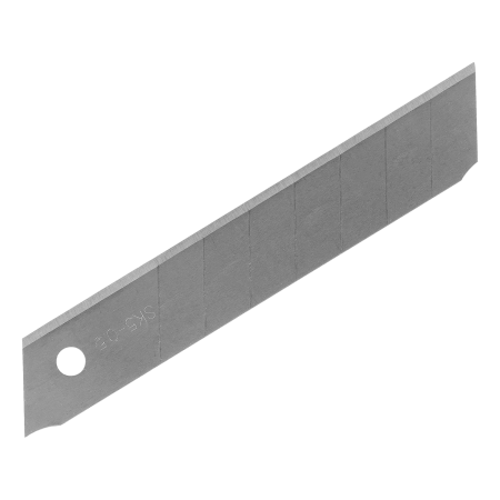 Лезвия DENZEL 18 мм, сталь SK5 - 0,5 мм, 10 штук