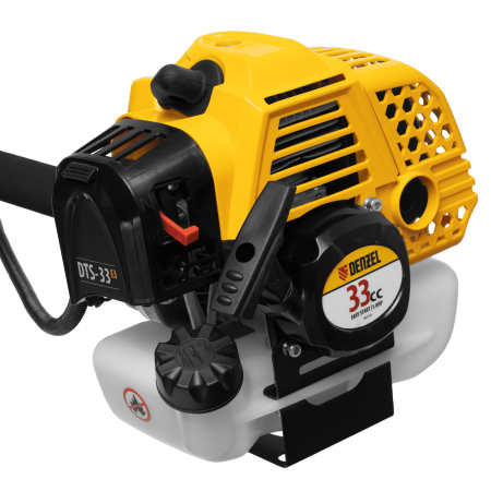 Триммер бензиновый DENZEL DTS-33S, 33 см3, разъемная штанга, состоит из 2 частей