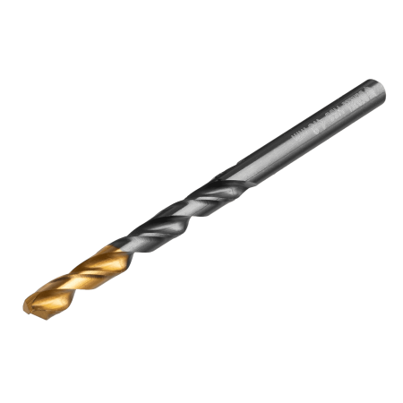 Сверло по металлу DENZEL 4,8 мм, HSS-Tin, Golden Tip, 10 шт.