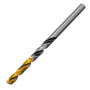 Сверло спиральное по металлу DENZEL 4,5 x 80 мм, Р6М5, Golden Tip, многогранная заточка