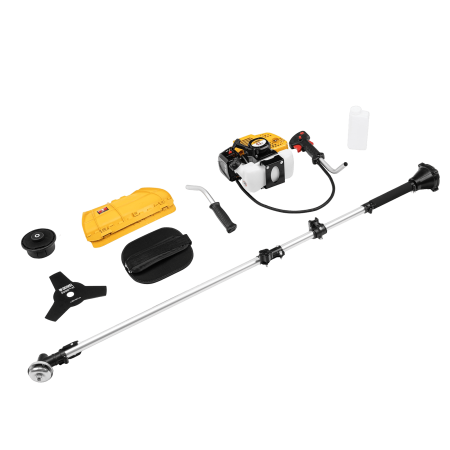 Триммер бензиновый DENZEL DTS-43S, 43 см3, разъемная штанга, состоит из 2 частей