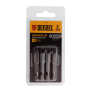 Набор бит DENZEL SL5/16"x2", 4 шт.