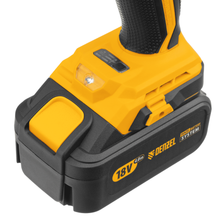 Винтоверт ударный аккумуляторный бесщеточный DENZEL CID-IB-200 18В Li-Ion