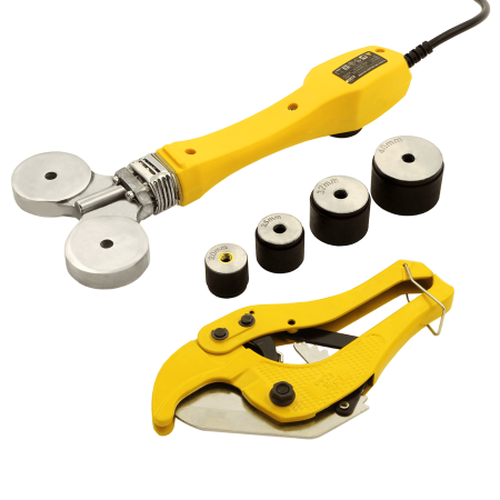 Аппарат для сварки пластиковых труб DENZEL DWP-750, 750 Вт, 0-300 град, 20-40 мм