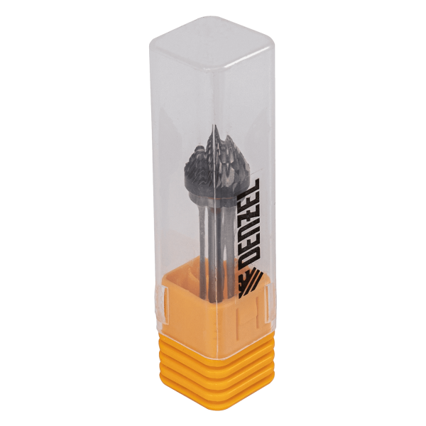 Борфреза по металлу DENZEL твердосплавная, зенкер 60 град., тип-J, 12 мм