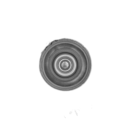 Щетка для УШМ DENZEL, 125 мм, Плоская, нейлоновая щетина, посадка 22,2 мм