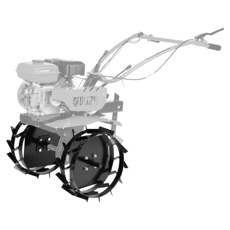 Грунтозацепы DENZEL 460/160 мм, посадка круг 30 мм, комплект 2 шт