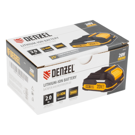 Батарея аккумуляторная DENZEL BH-20-2.0, Li-Ion, 20 В, 2,0 Ач