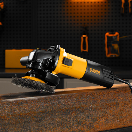 Машина шлифовальная угловая DENZEL AG125-1100, 1100 Вт, 125 мм, 3000-11000 об/мин