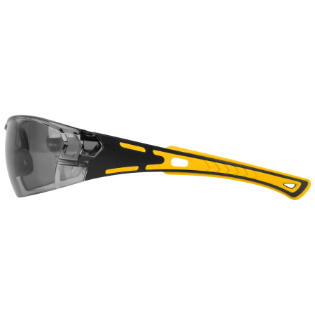 Очки защитные DENZEL открытые, поликарбонатные, дымчатая линза, 2х комп.дужки