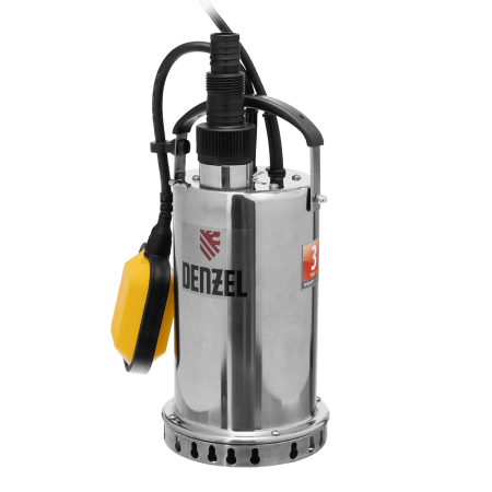 Дренажный насос DENZEL DP600X, 600 Вт, высота подъема 7.5 м, 8500 л/ч