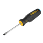 Отвертка DENZEL SL5x75 мм, CrV, трехкомпонентная рукоятка