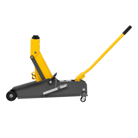 Домкрат гидравлический подкатной с фиксатором DENZEL 3 т, 190-532 мм, SUV