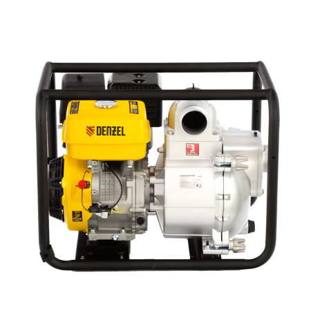 Мотопомпа бензиновая DENZEL PX-80D, 15 л.с, 3, 1500 л/мин, глубина 8 м, напор 30 м