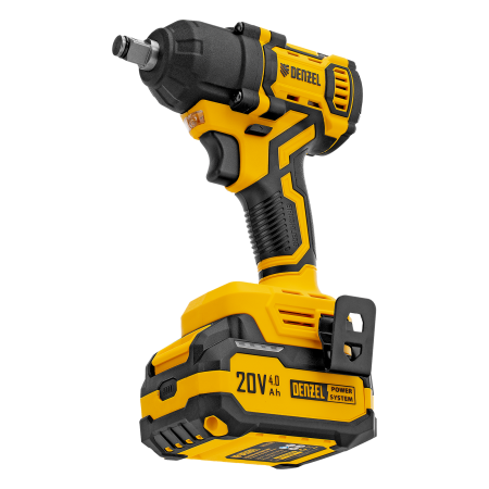 Гайковерт ударный аккумуляторный бесщет. DENZEL CIWH-BL-20-500, Li-Ion, 20 В