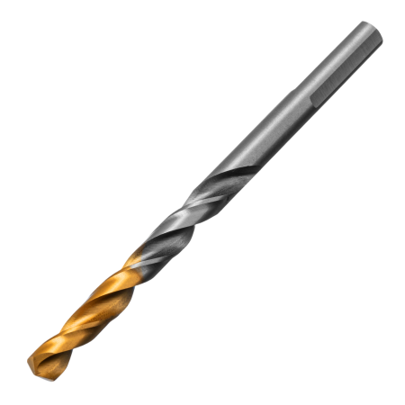 Сверло спиральное по металлу DENZEL 6 x 93 мм, Р6М5, Golden Tip