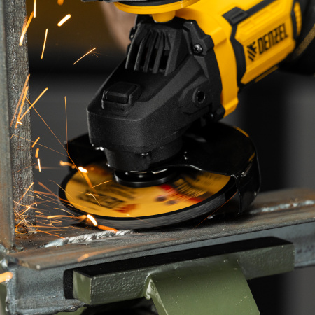 Круг шлифовальный по металлу DENZEL, 115 х 6,0 х 22,2 мм, A24QBF