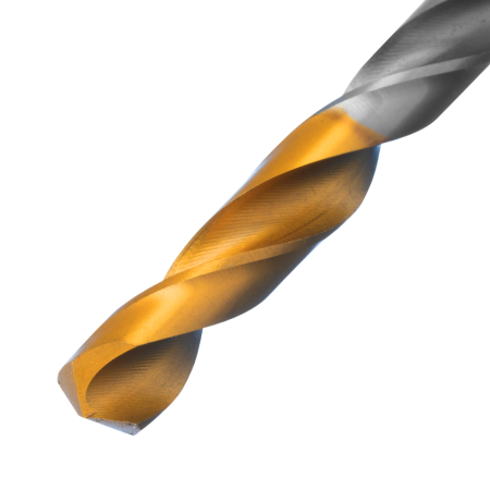 Сверло спиральное по металлу DENZEL 7,5 x 109 мм, Р6М5, Golden Tip
