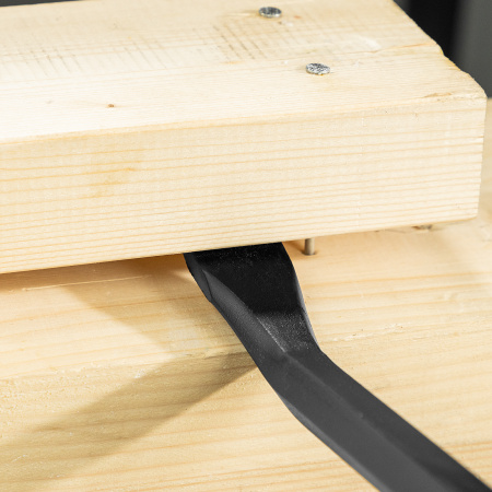 Лом-гвоздодер DENZEL 600 мм, шестигранный 16 мм, окрашенный, сталь 65