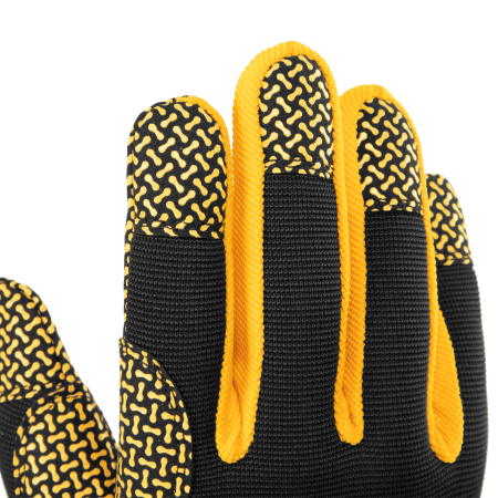 Перчатки универсальные DENZEL силиконовое нанесение, размер 9 Перчатки универсальные DENZEL силиконовое нанесение, размер 9