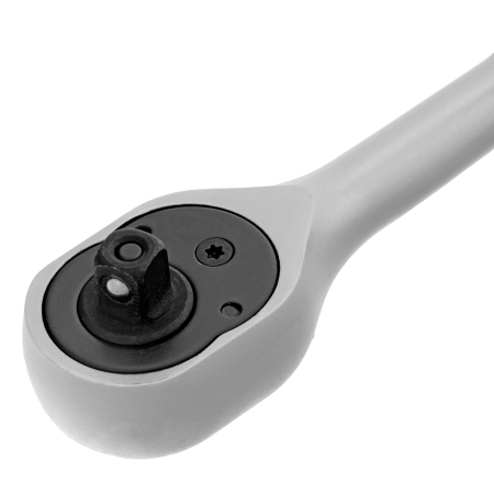 Ключ-трещотка DENZEL 1/4", 90 зубьев, с быстрым сбросом, CrV